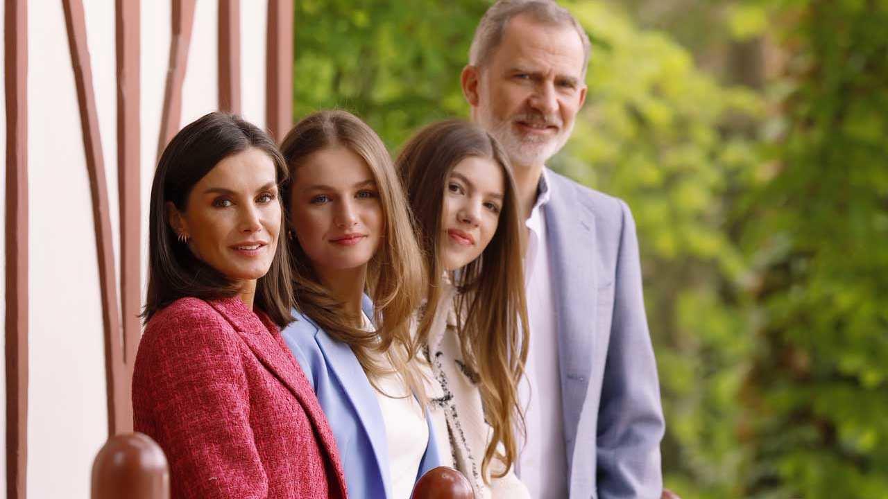 Letizia, Leonor, Sofía y Felipe VI