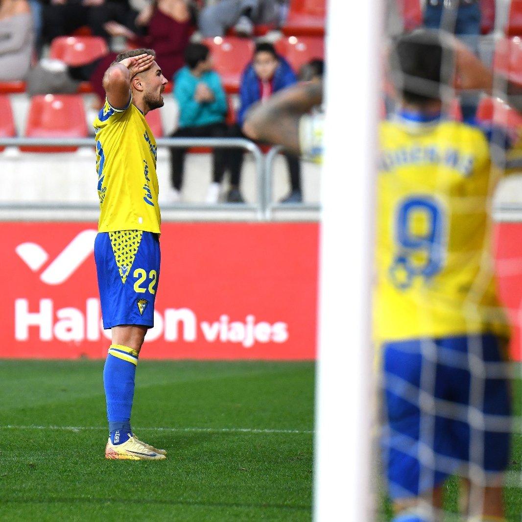 Ontiveros celebrando el gol frente al Mirandés