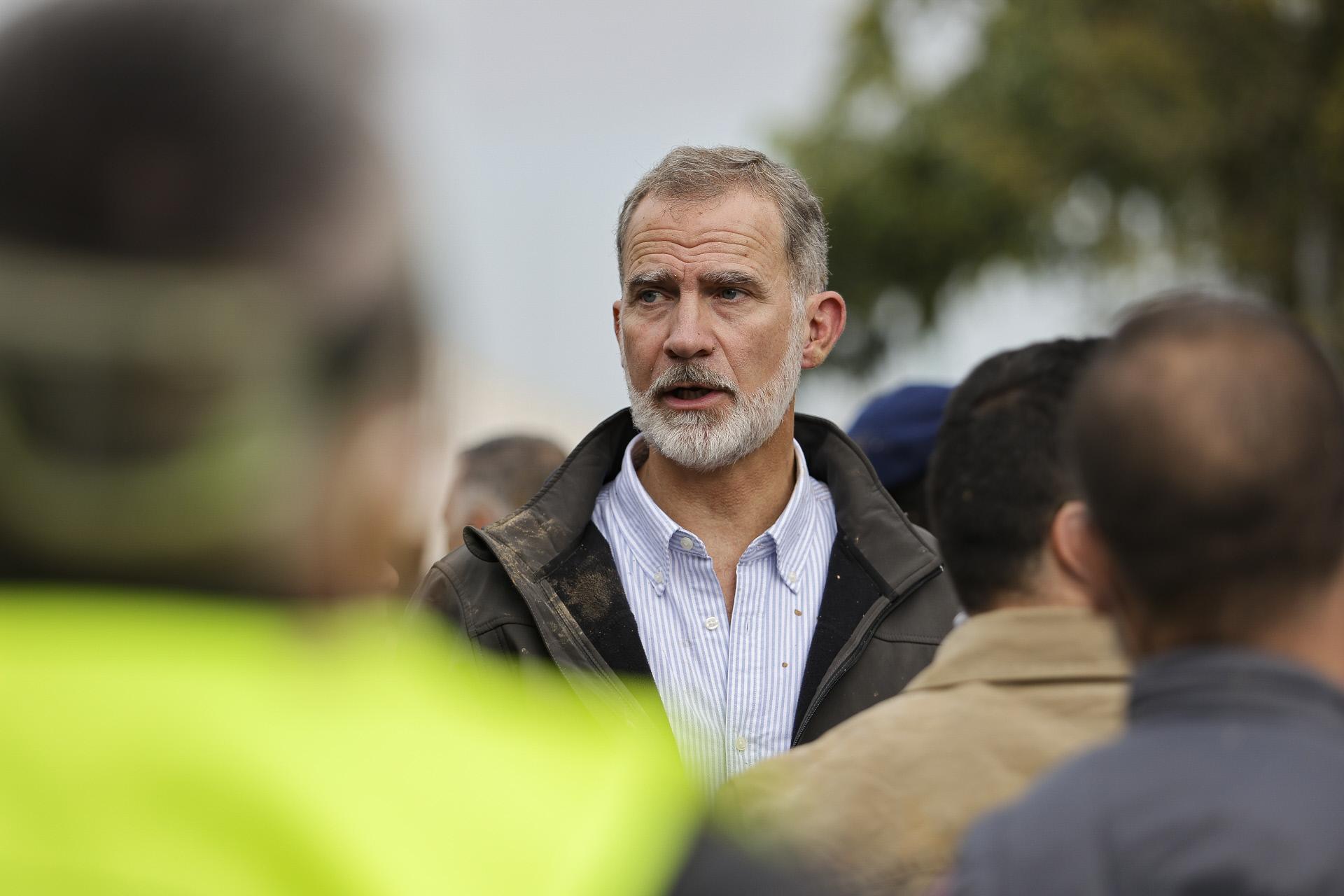 Felipe VI en Paiporta