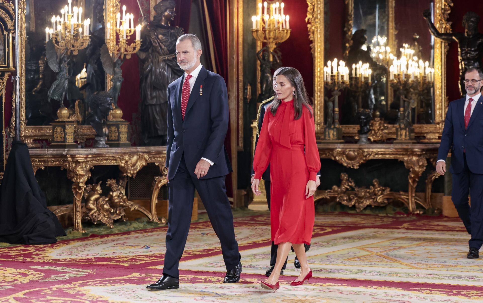 Los reyes Felipe y Letizia