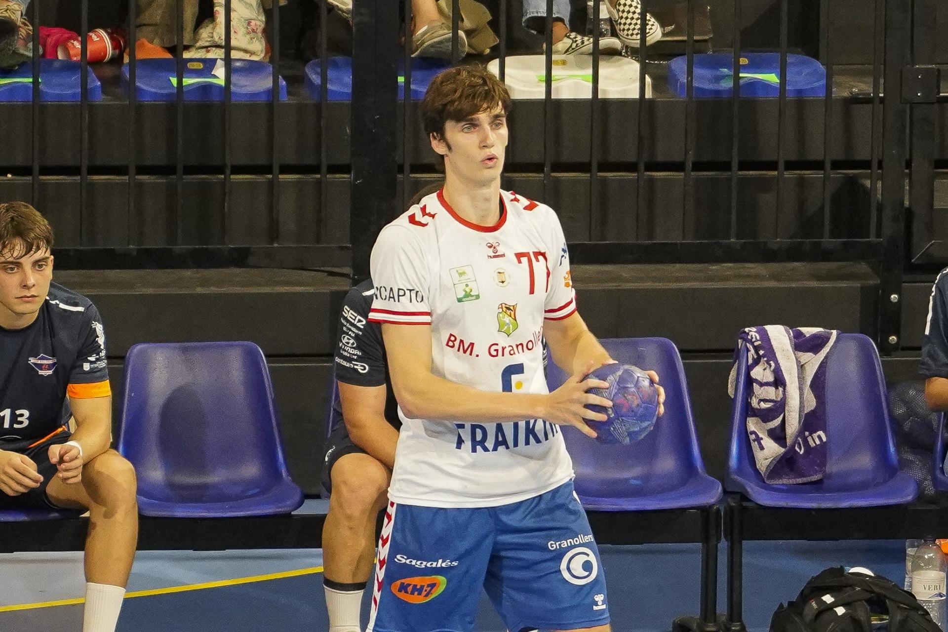 Pablo Urdangarin en un partido del Granollers