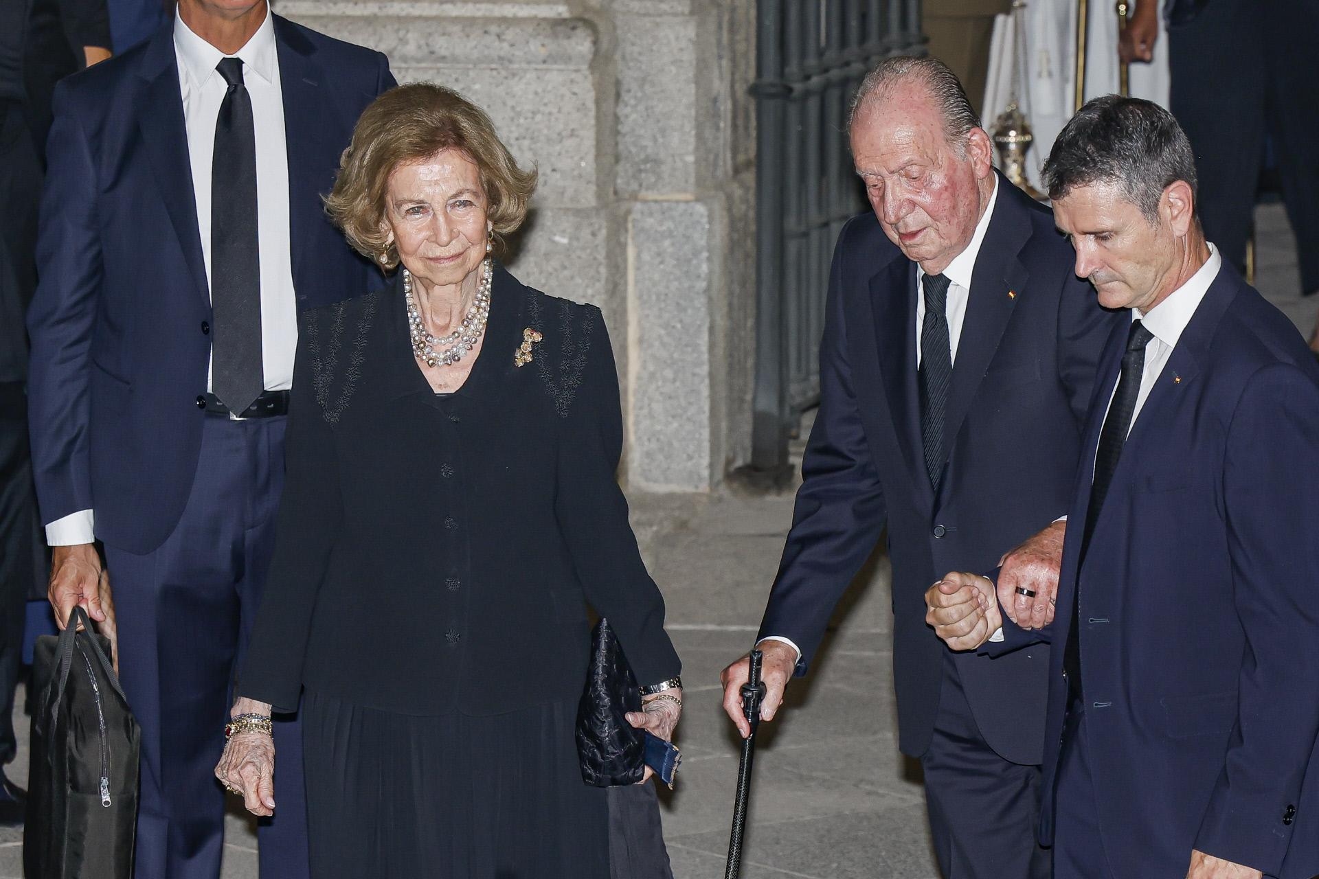 Juan Carlos I y la reina Sofía