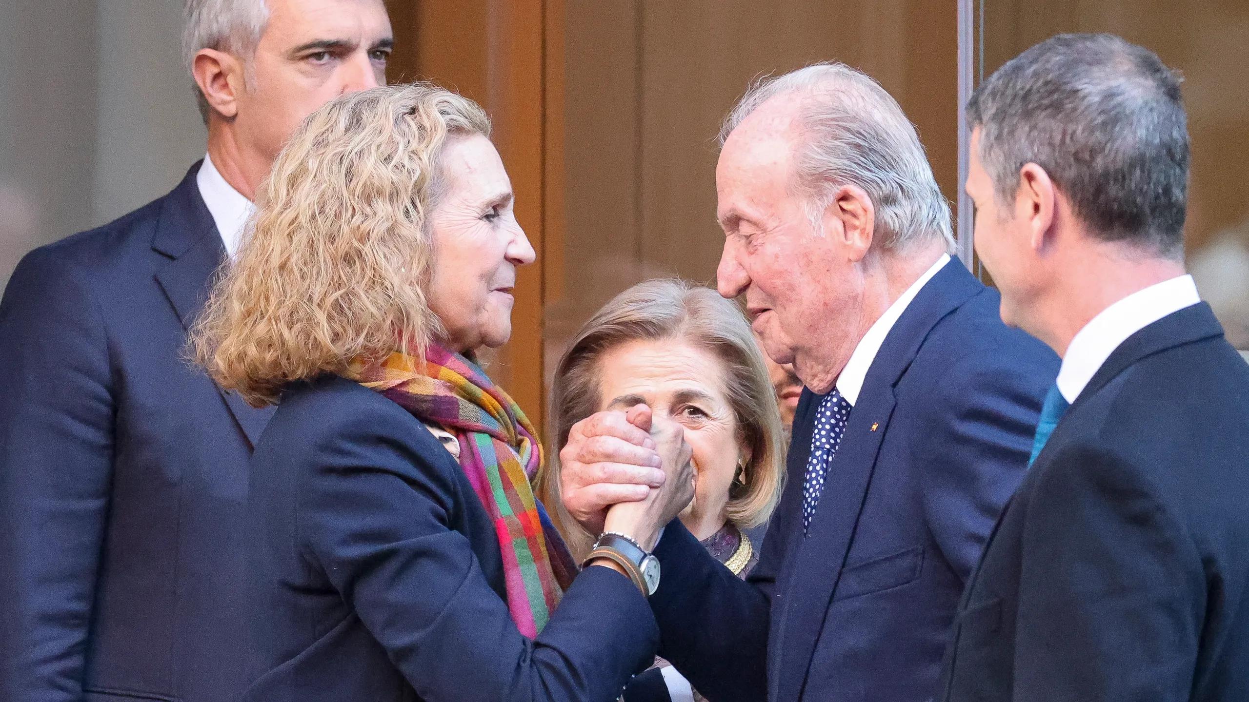 Infanta Elena y Juan Carlos I