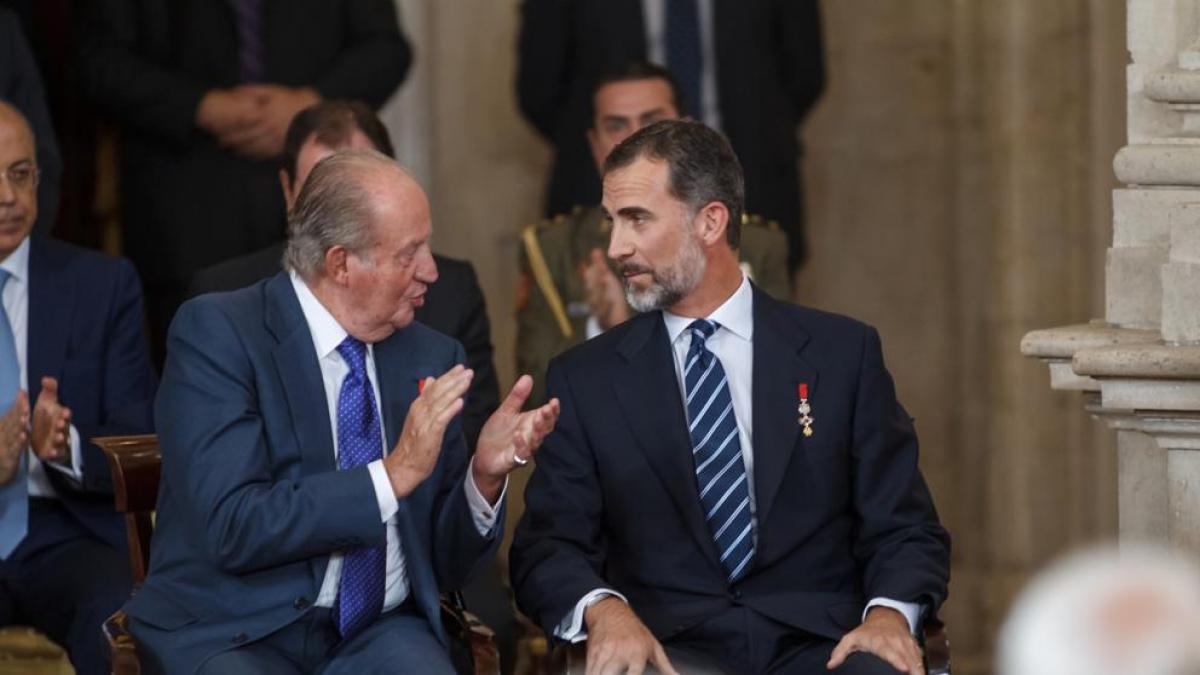 Juan Carlos y Felipe