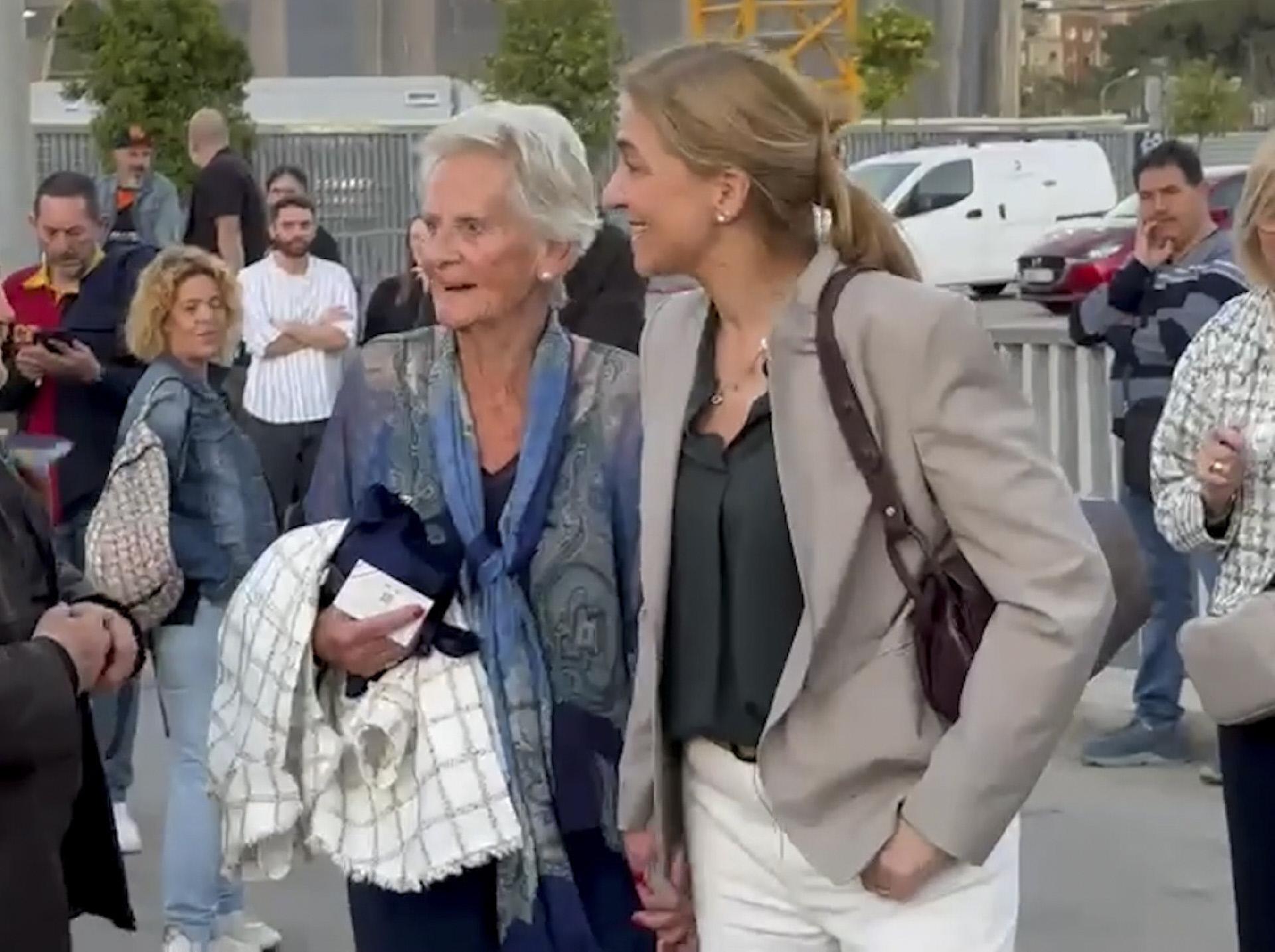 La infanta Cristina y su ex suegra, Claire Liebaert