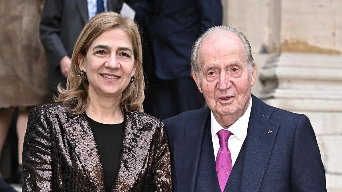 Juan Carlos y la Infanta Cristina