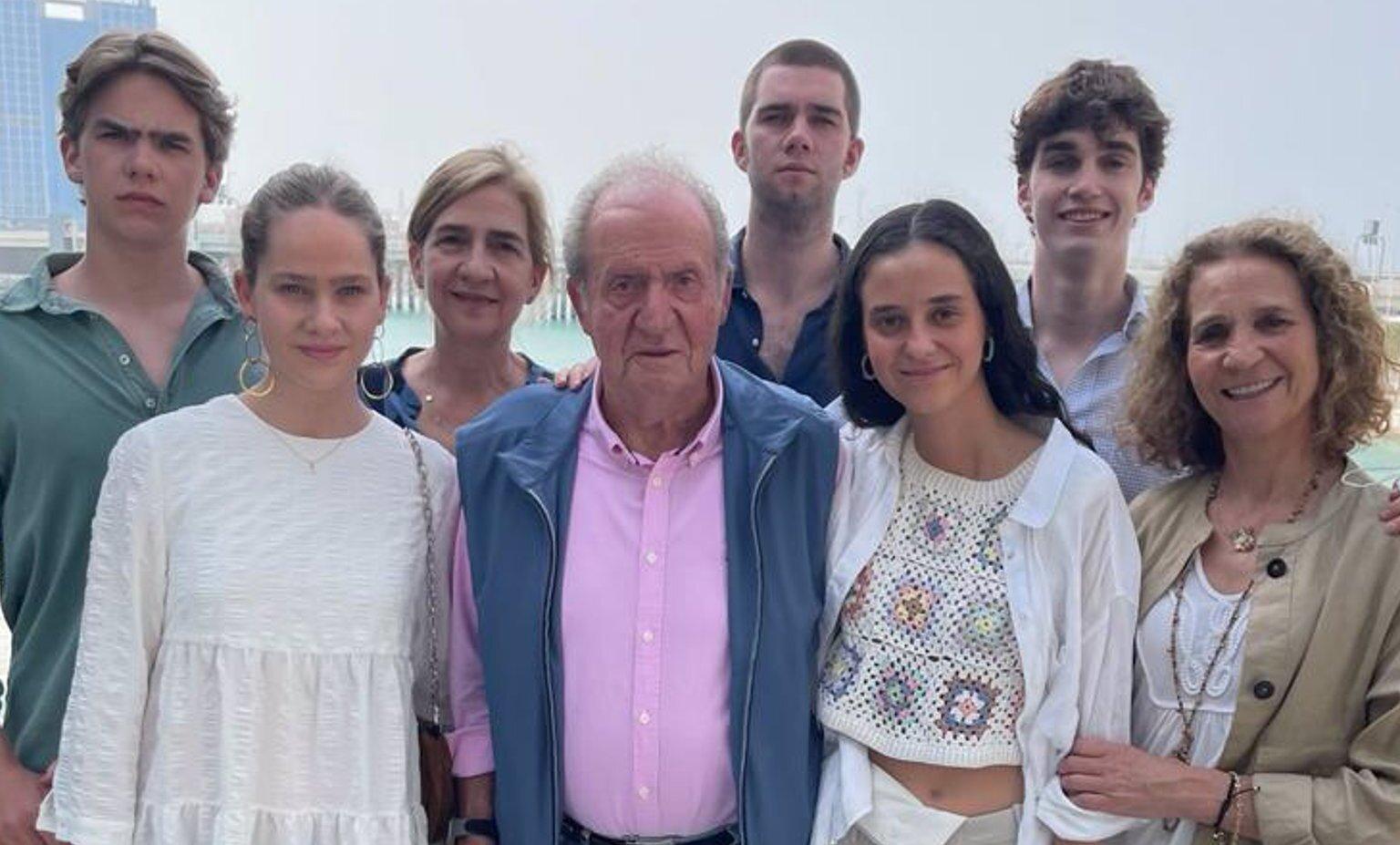 Nietos e hijas de Juan Carlos I