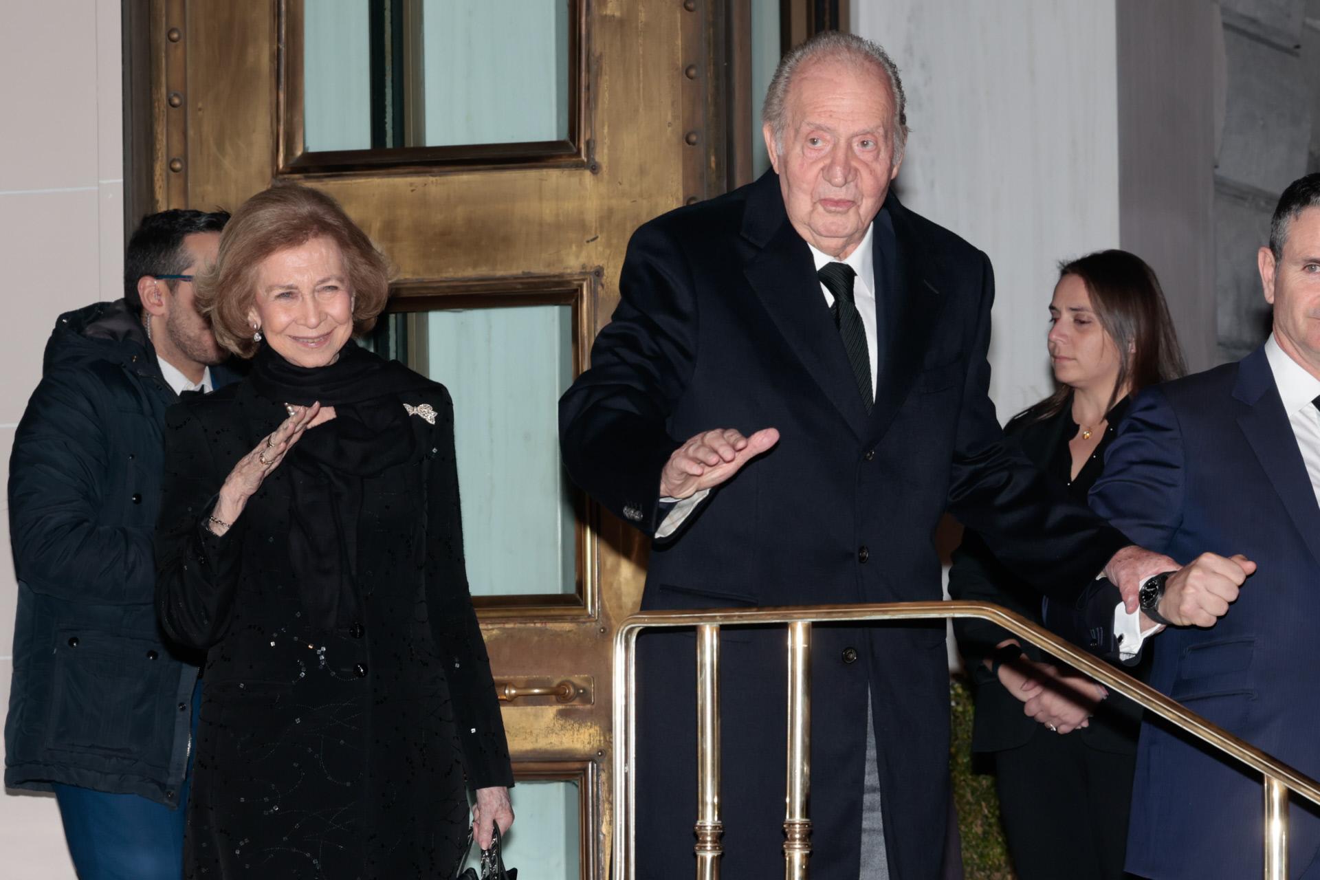 Juan Carlos I y la reina Sofía