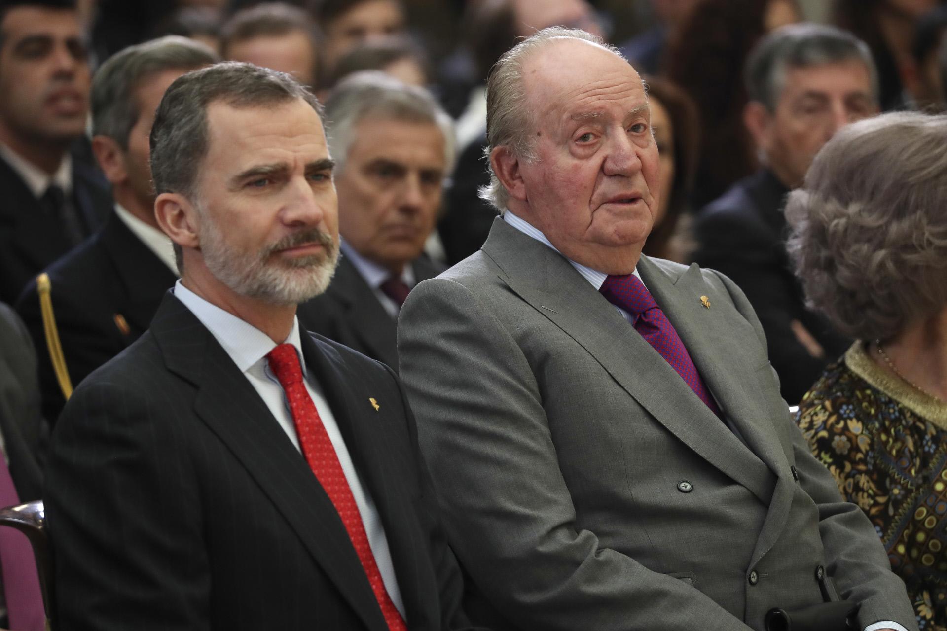 Juan Carlos I el rey Felipe VI