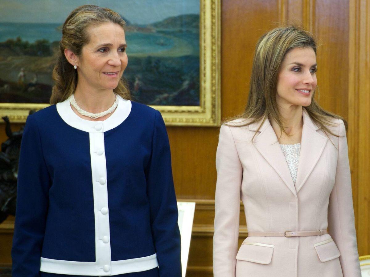 Elena de Borbón y Letizia Ortiz