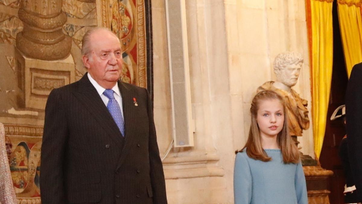 Juan Carlos I y Leonor