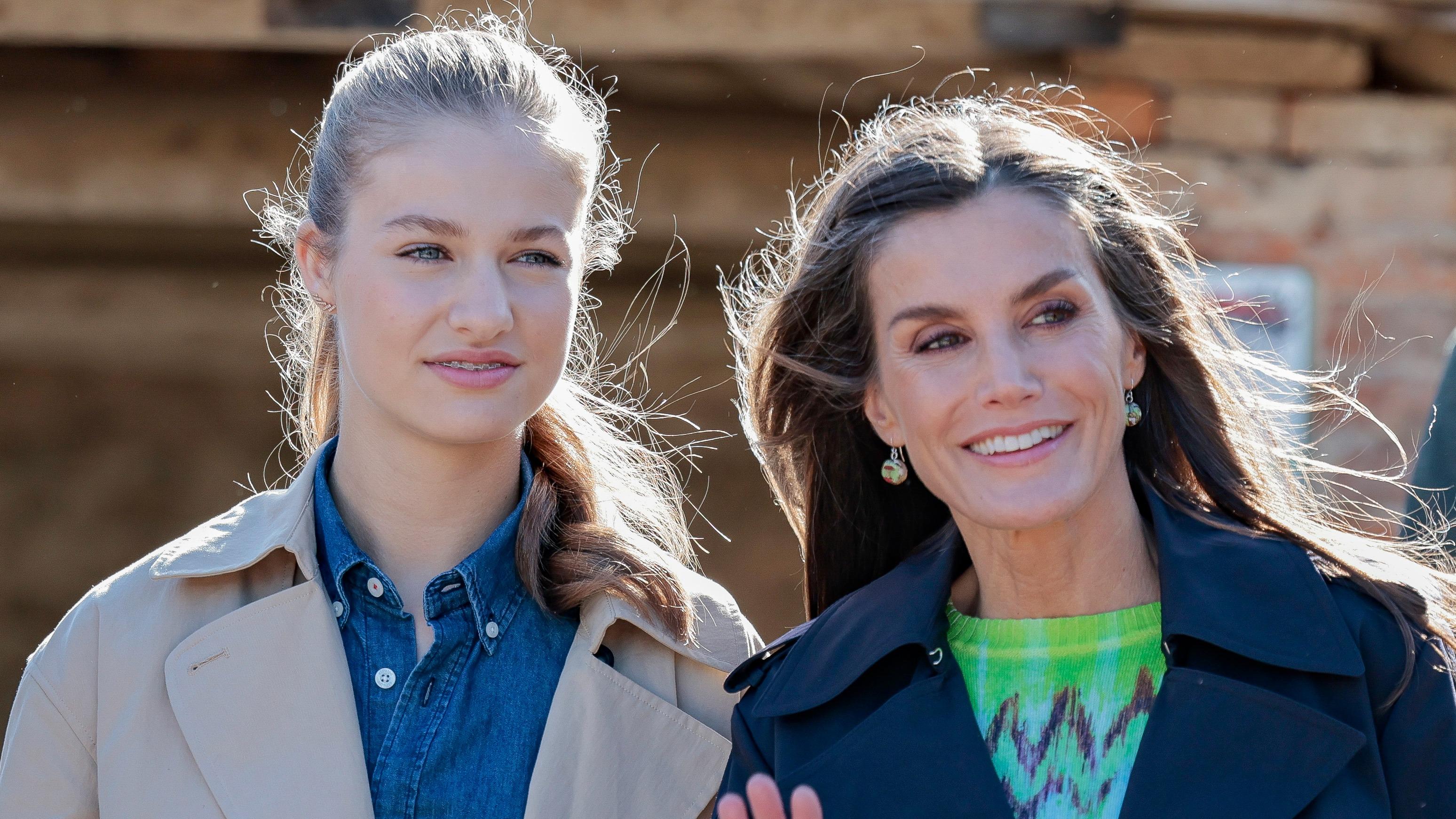 Letizia y la Princesa Leonor