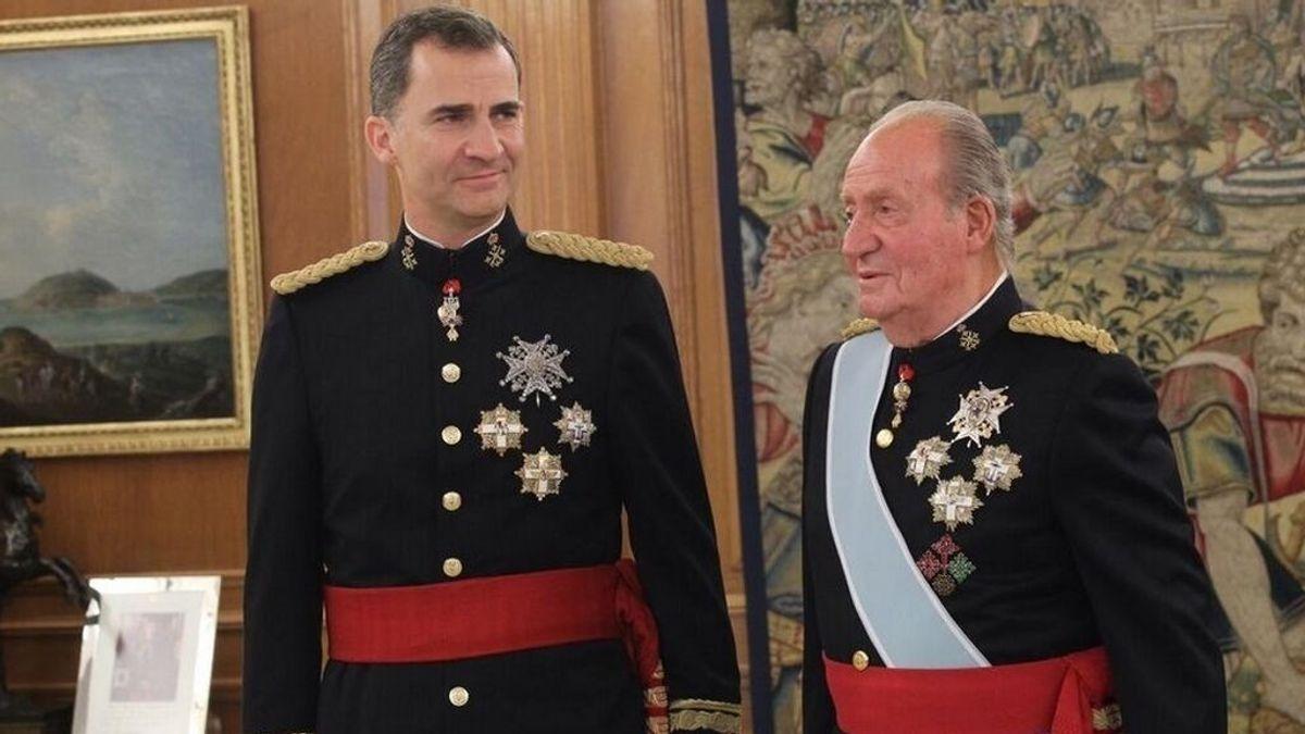 Felipe VI y Juan Carlos I