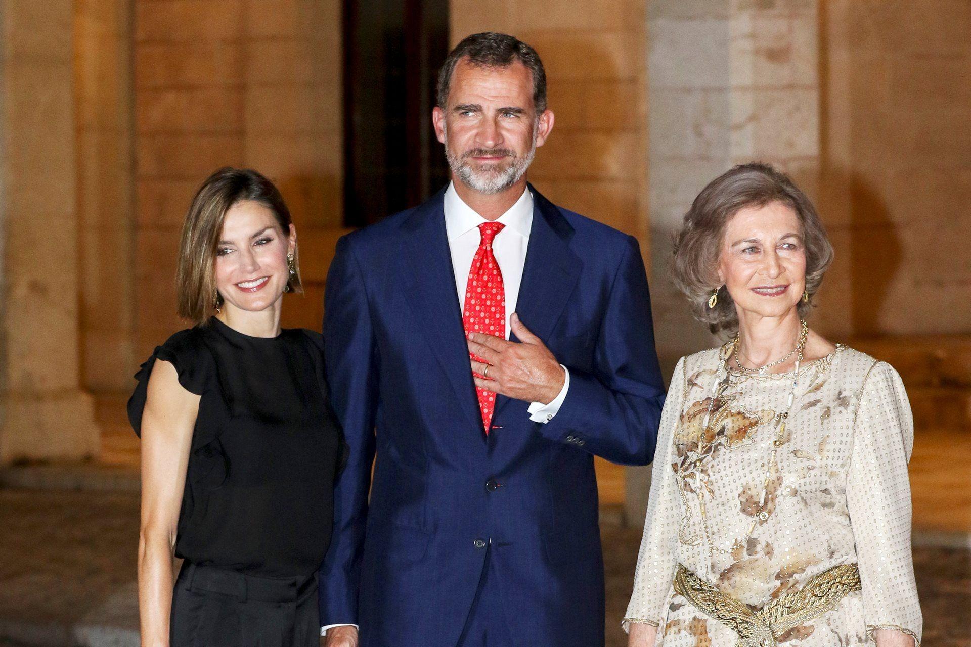 Sofia, Felipe y Letizia