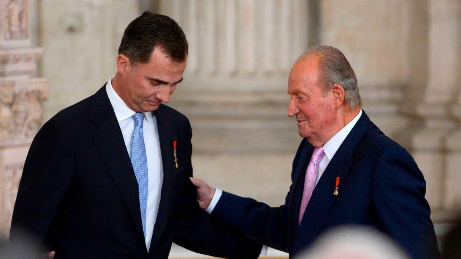 Felipe VI y Juan Carlos I 