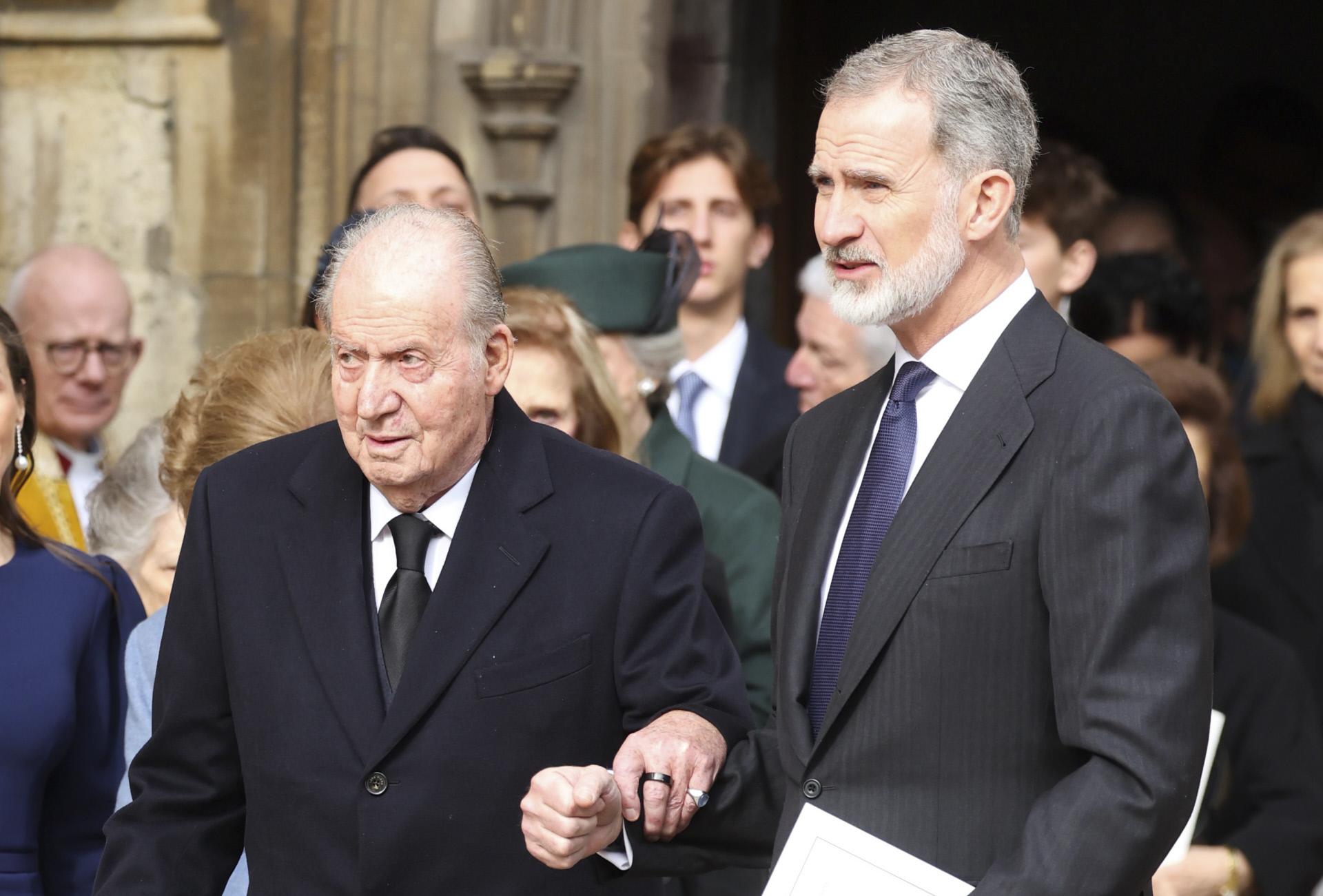 Felipe VI y Juan Carlos I