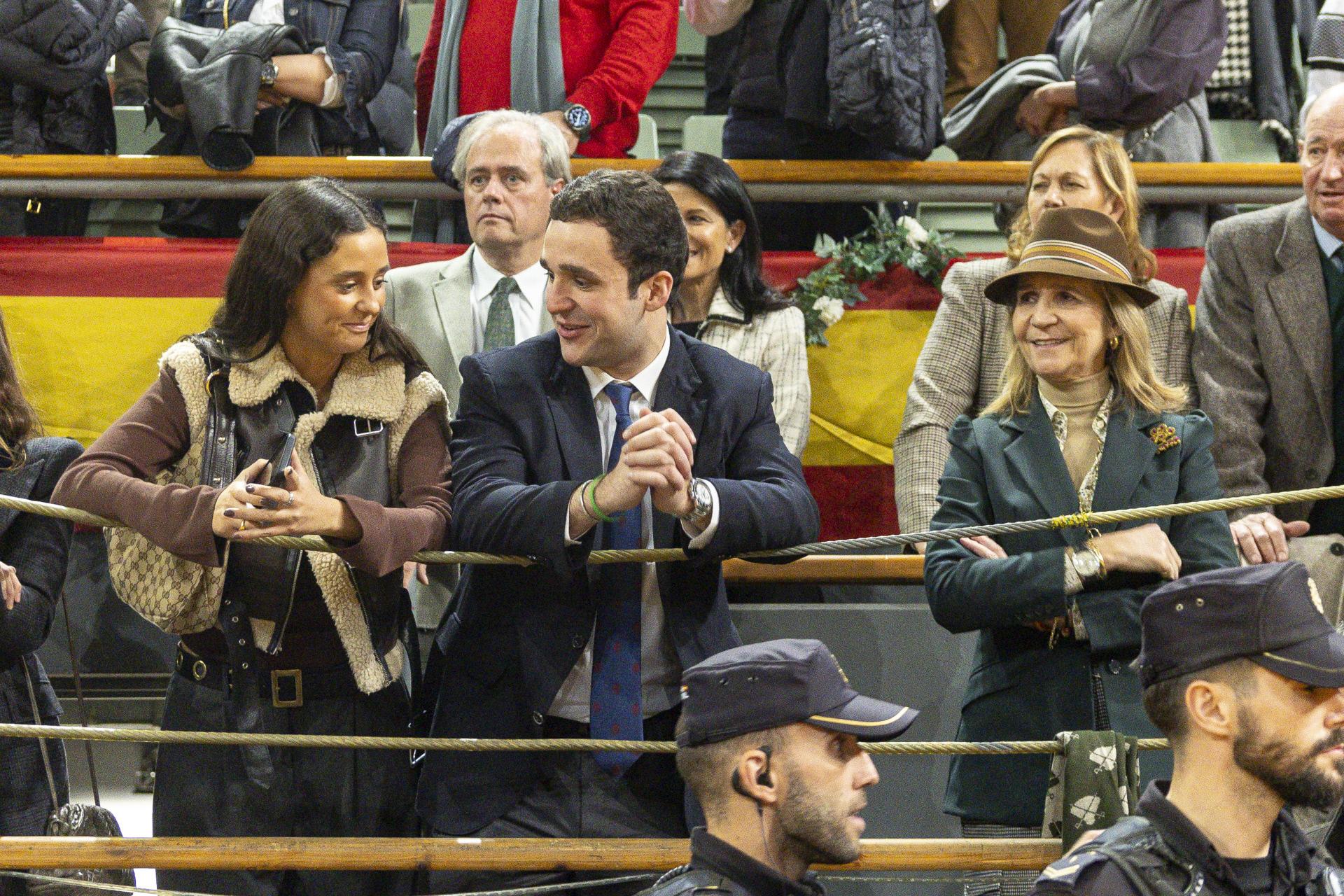 Froilan, Victoria Federica y la infanta Elena