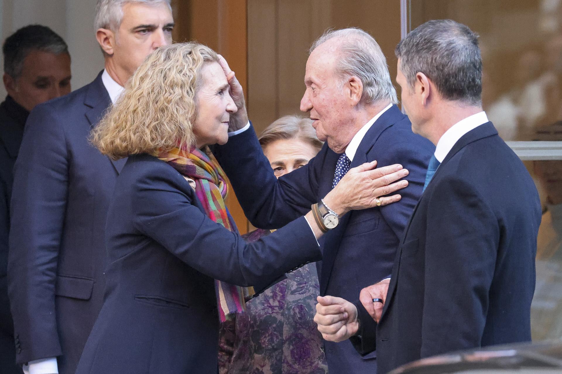 infanta Elena y su padre, Juan Carlos I