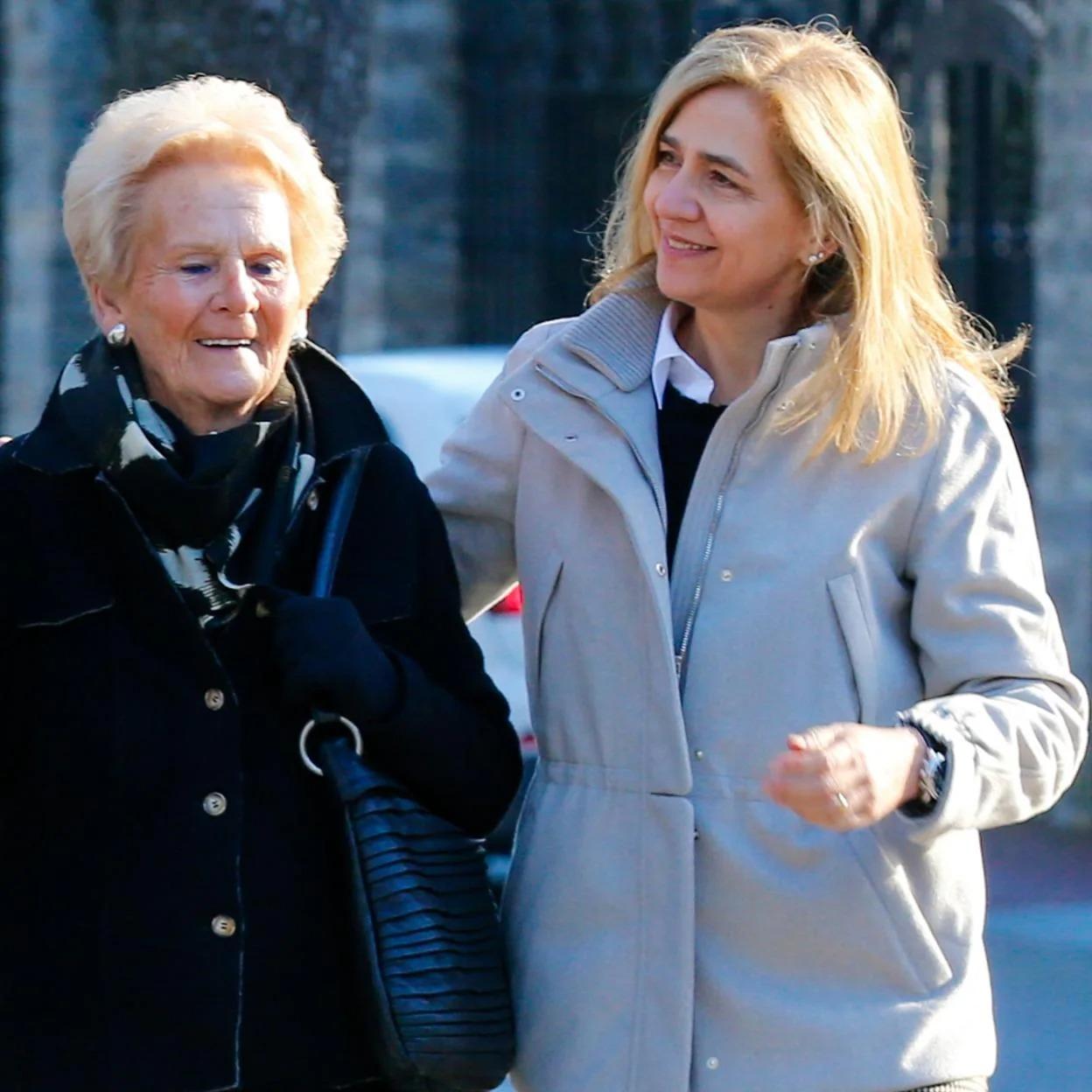 Infanta Cristina y Claire Liebaert