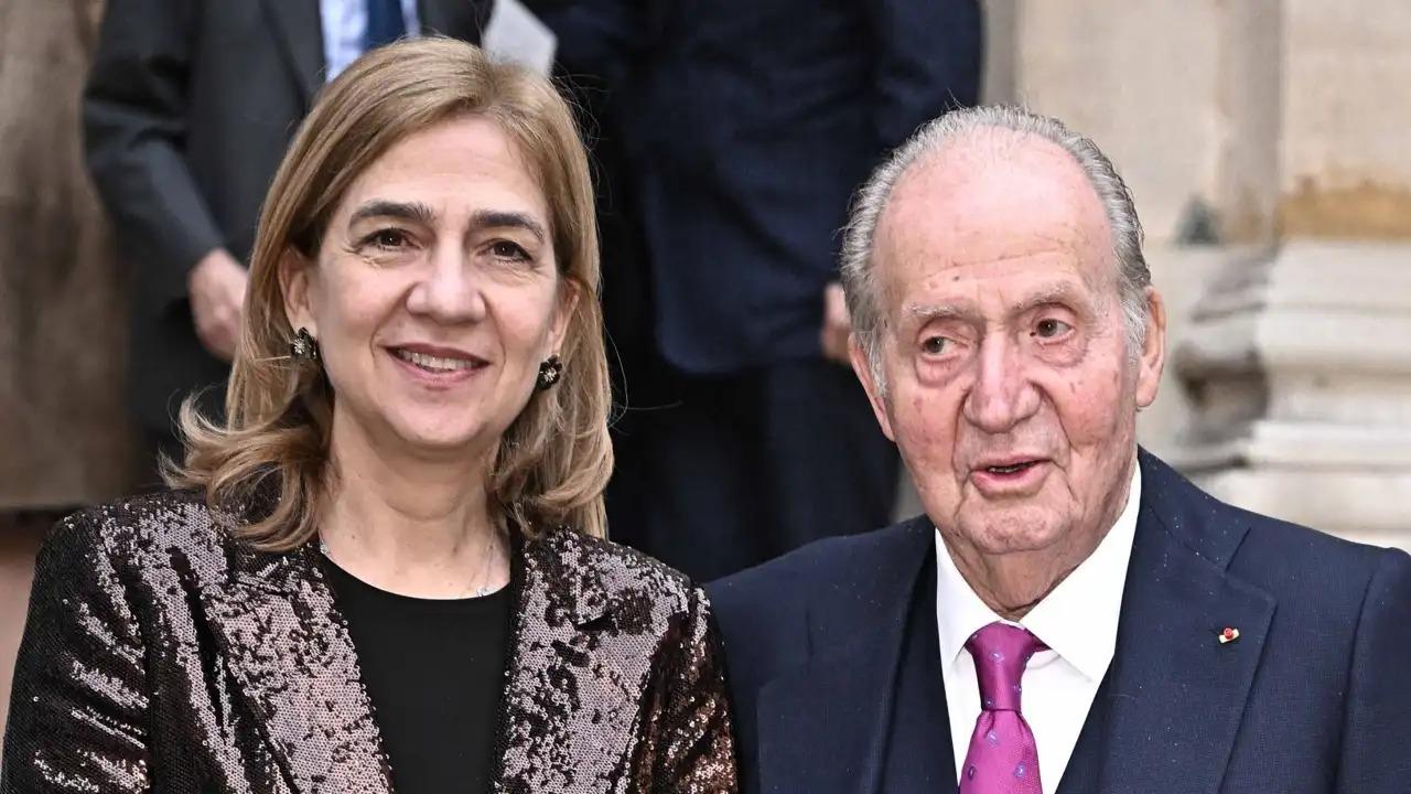 Cristina de Borbón y Juan Carlos I