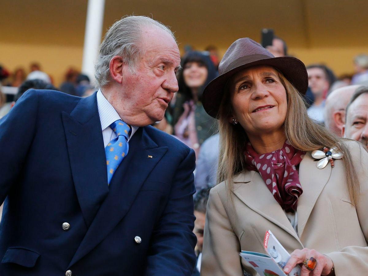 Infanta Elena y Juan Carlos I