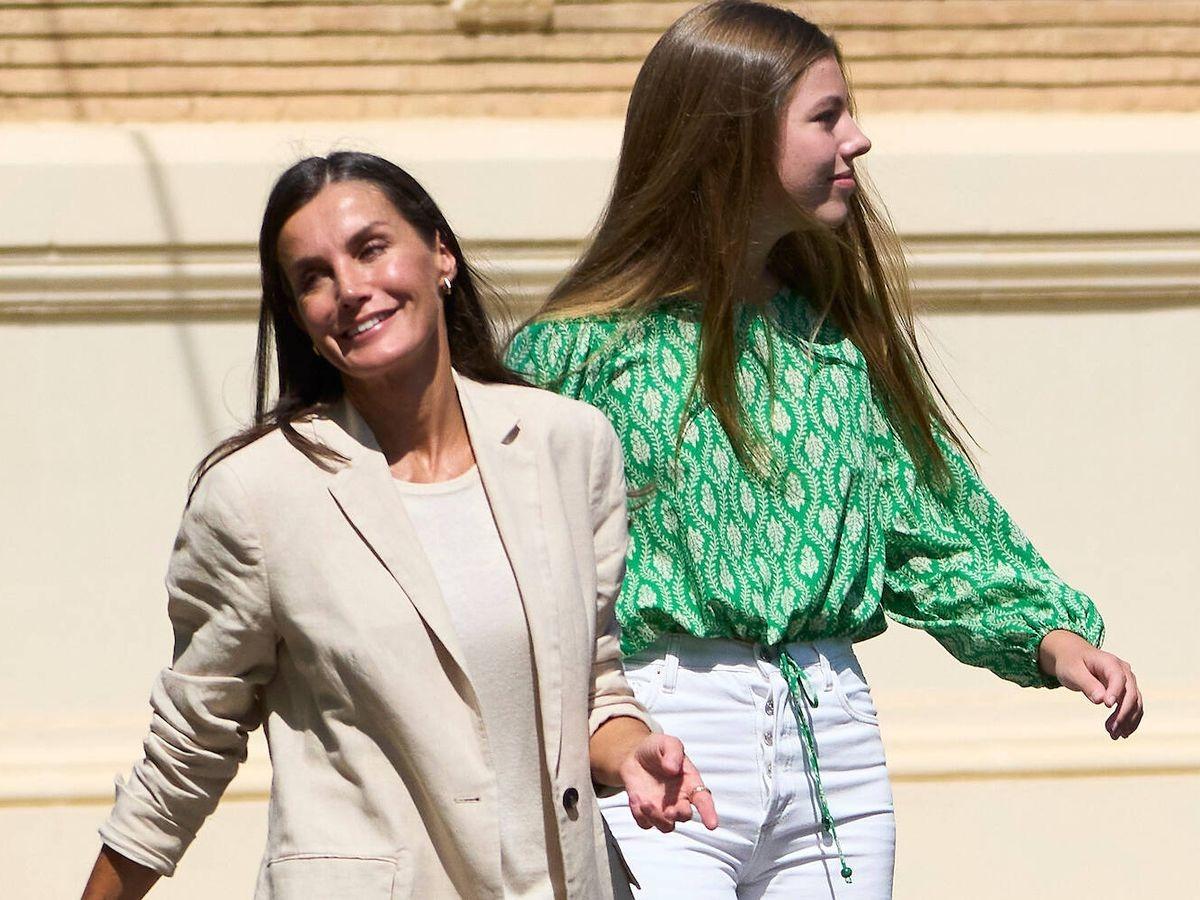 Letizia y Sofía de Borbón