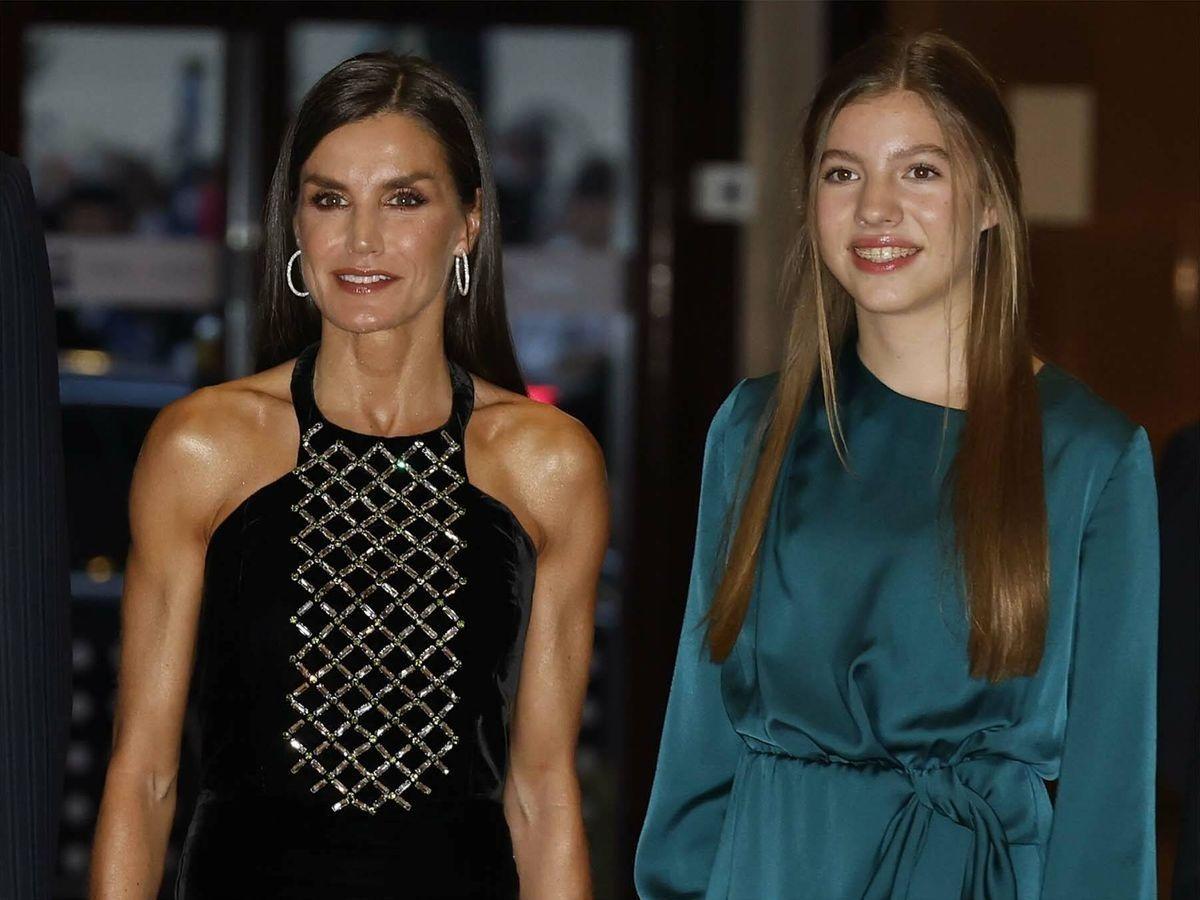 Letizia y la infanta Sofía