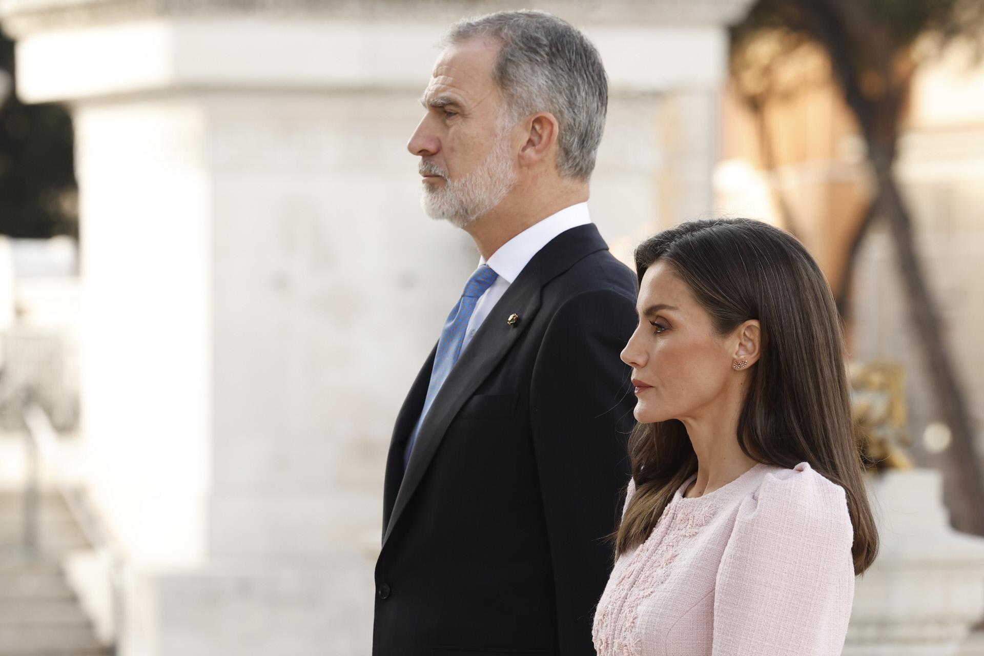 Letizia y el rey Felipe