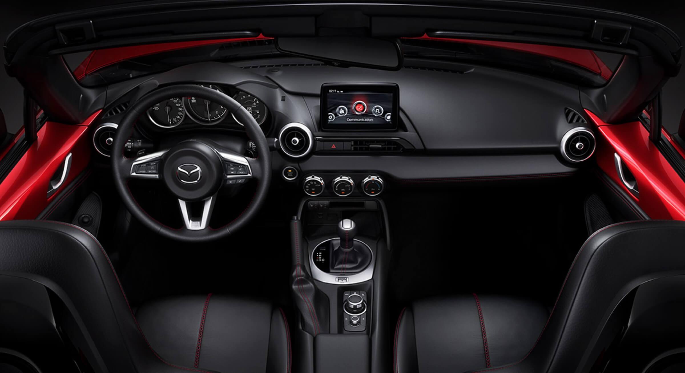 Interior del Mazda MX-5