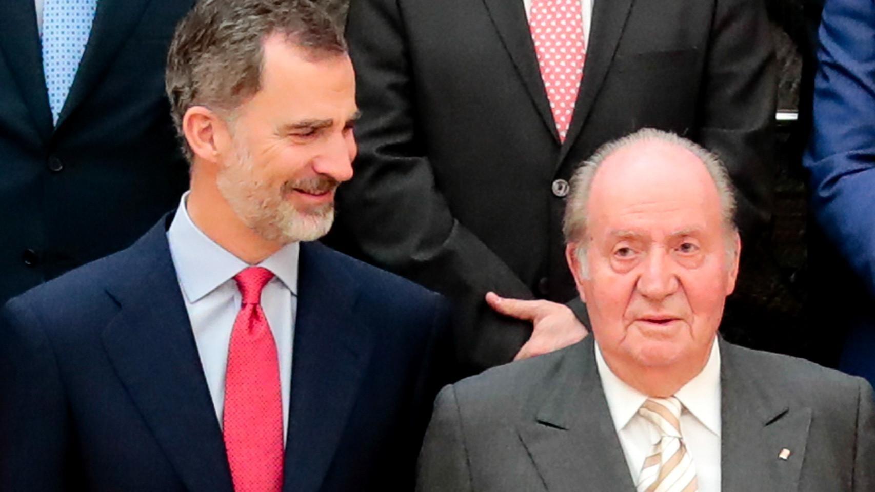 Felipe VI y Juan Carlos I