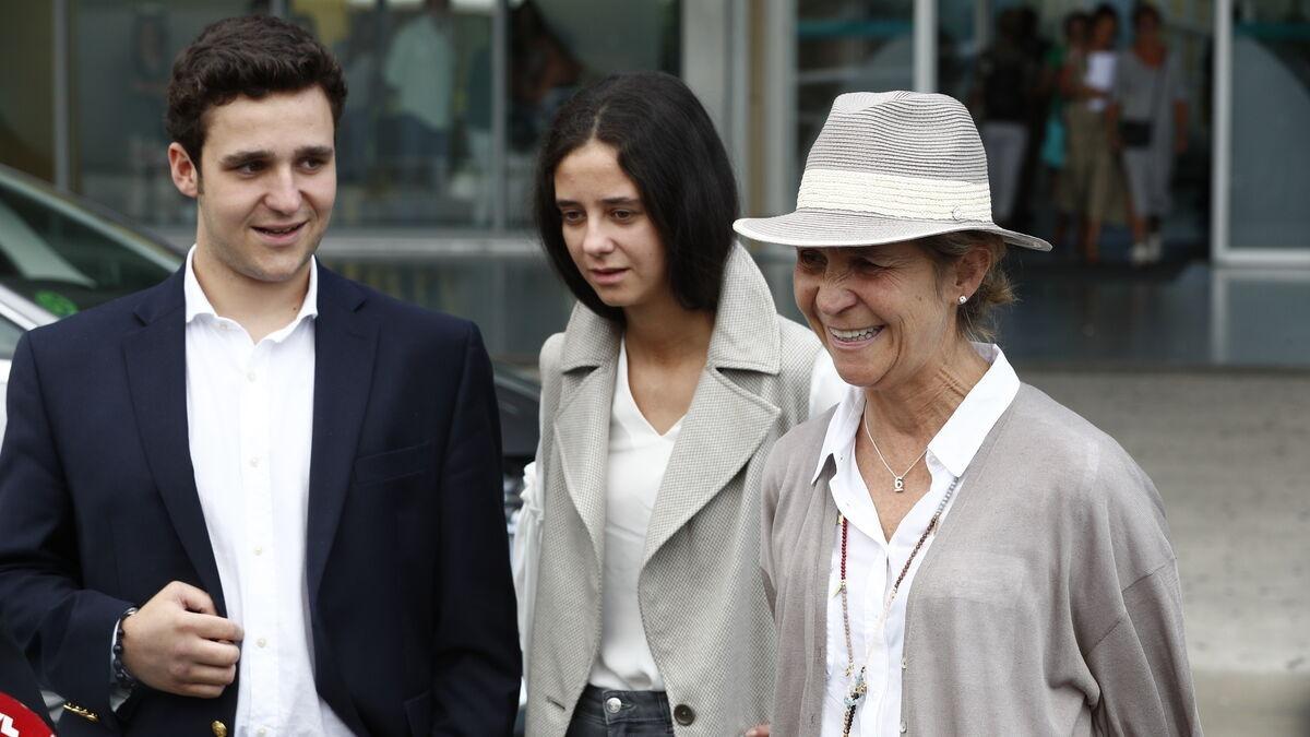 Froilán, Victoria Federica y la infanta Elena