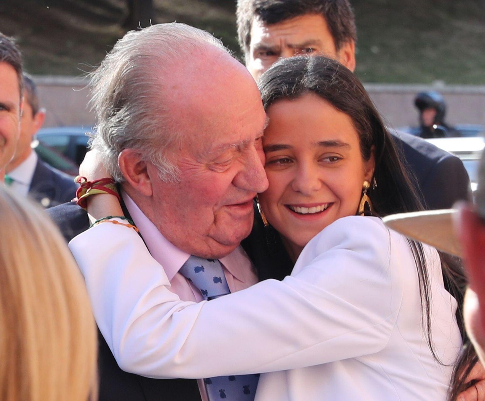 Juan Carlos I y Victoria Federica