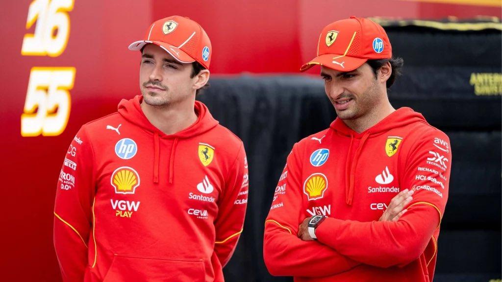 Leclerc y Sainz