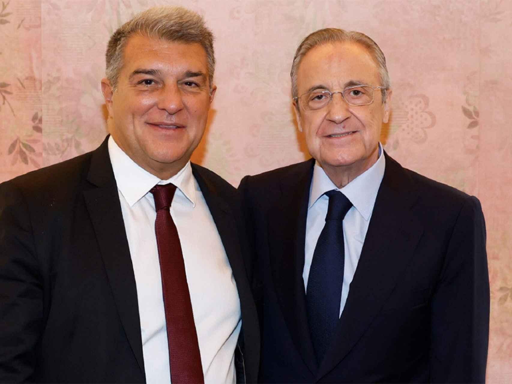 Laporta y florentino