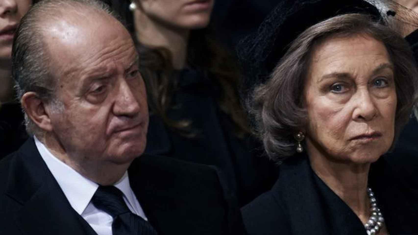 Juan Carlos y la reina Sofía 