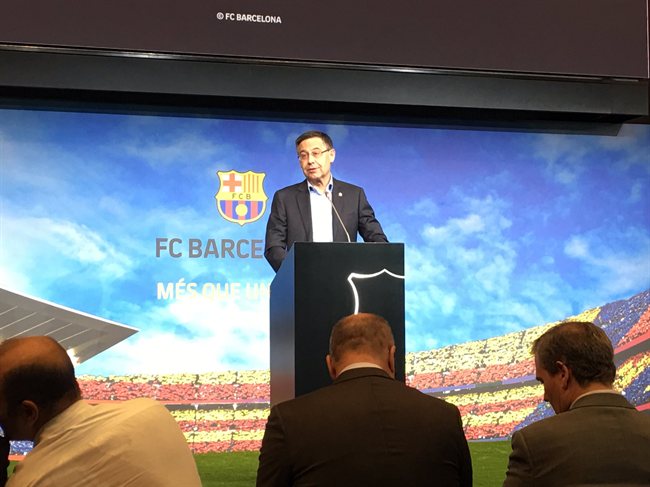 Josep Maria Bartomeu, presindente del Barça