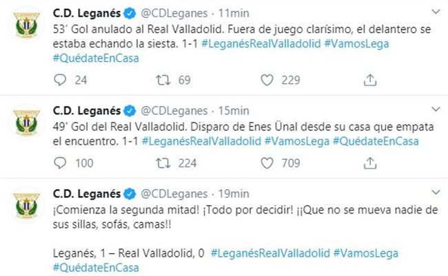 Twitter del Leganés