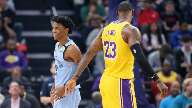 Ja Morant y Lebron James