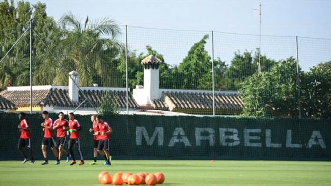 Pretemporada del Real Valladolid en Marbella