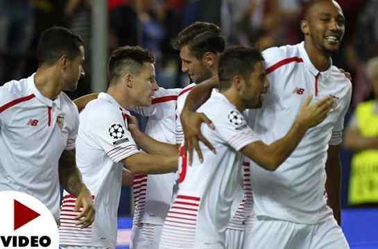 El Sevilla burla a la muerte ante el Borussia Mönchengladbach (3-0)