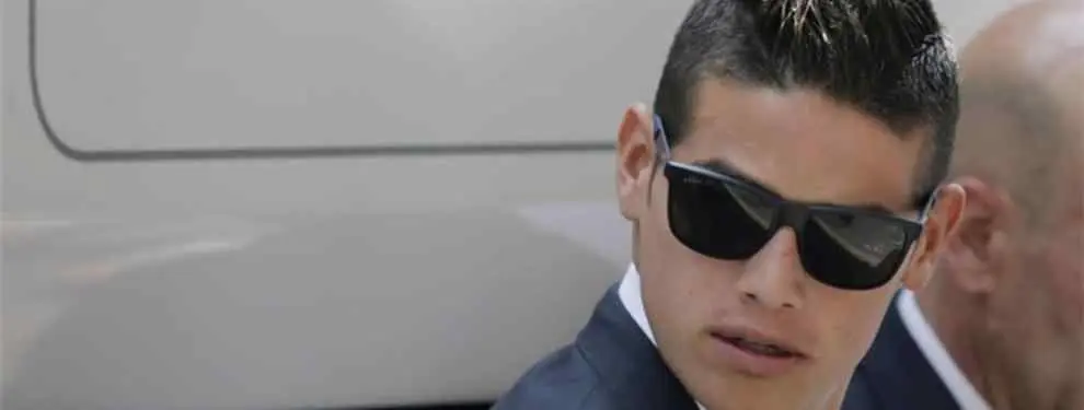 James Rodríguez da la cara por el Real Madrid en una conversación privada