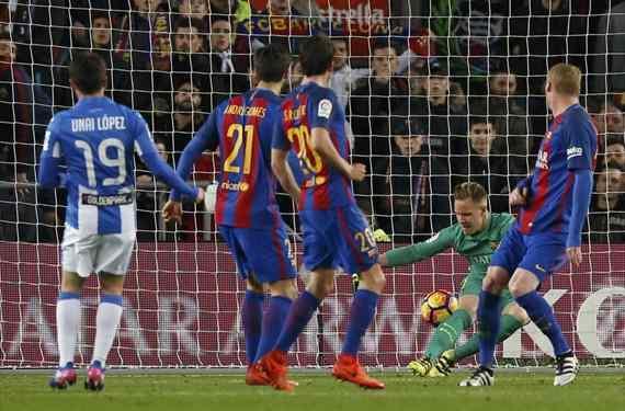 La que se montó en el vestuario del Barça tras la victoria ante el Leganés