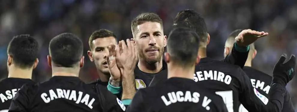 Sergio Ramos frena a una pelea de un jugador del Real Madrid con Zidane (¡Ojo al lío!)