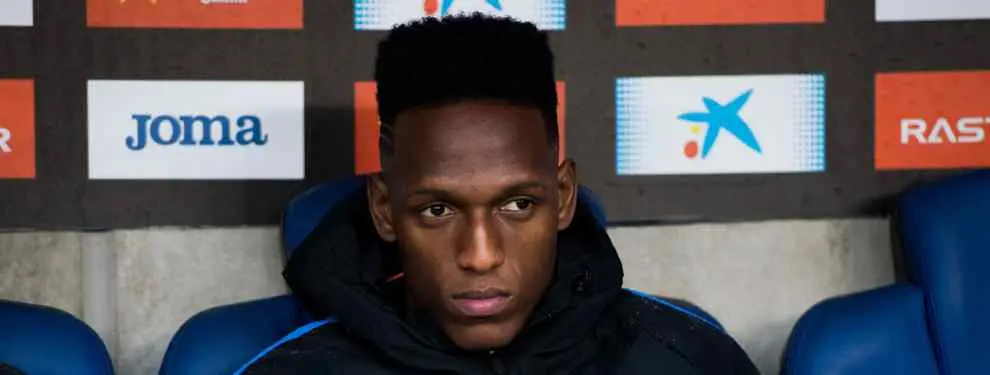 Yerry Mina puede salir del Barça en una operación en marcha para este verano