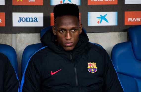 Yerry Mina puede salir del Barça en una operación en marcha para este verano