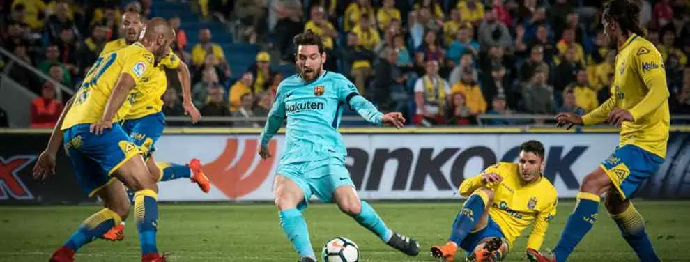 El calentón de Messi en el Las Palmas - Barça acaba con cuatro cabezas cortadas (y una muy sonada)