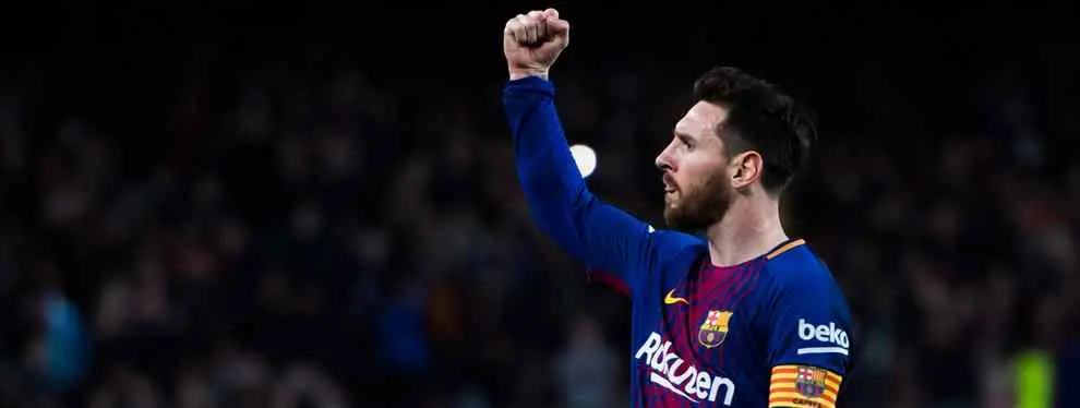 Messi acaba el Barça - Leganés con un mensaje para Cristiano Ronaldo (ojo al dardo)