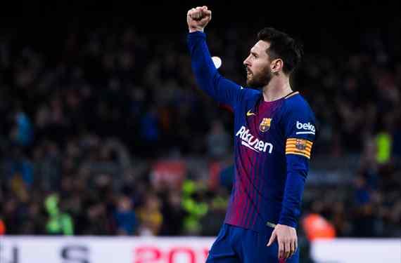 Messi acaba el Barça - Leganés con un mensaje para Cristiano Ronaldo (ojo al dardo)