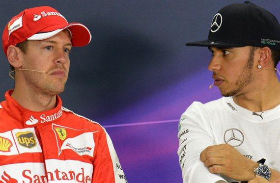 El polémico gesto de Vettel contra Hamilton