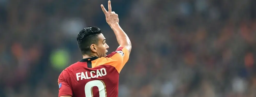 Radamel Falcao se mueve y se la juega al Barça ¡Hay pelea!